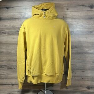 Champion Reverse Weave Men's Large Yellow Heavyweight Sweatshirt Vintage